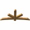 Ekena Millwork Alberta Rough Sawn Timber Gable Bracket, Western Red Cedar, 84"W x 38"H x 4"D x 6"F, 11/12 Pitch GBW084X38X0406ALB00RWR - alternate 3